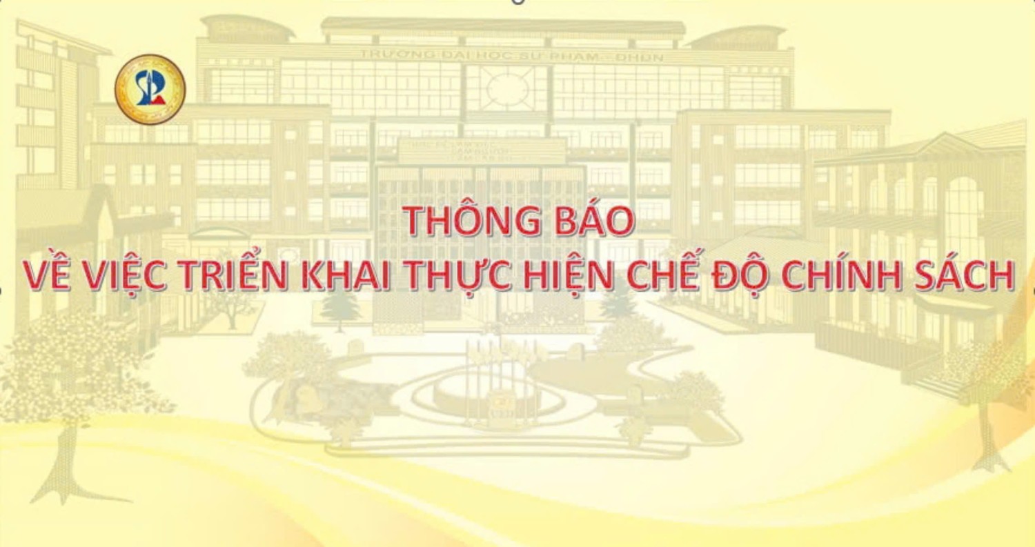 TB CHẾ ĐỘ CHÍNH SÁCH