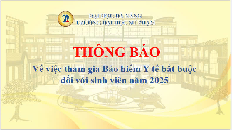 [THÔNG BÁO] Tham gia Bảo hiểm Y tế bắt buộc đối với sinh viên năm 2025